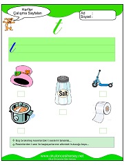 T Sesi Çalışma Sayfaları